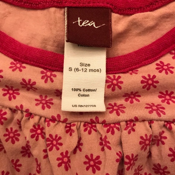 Tea Collection Pink Daisy Print Dress - Picture 2 of 4